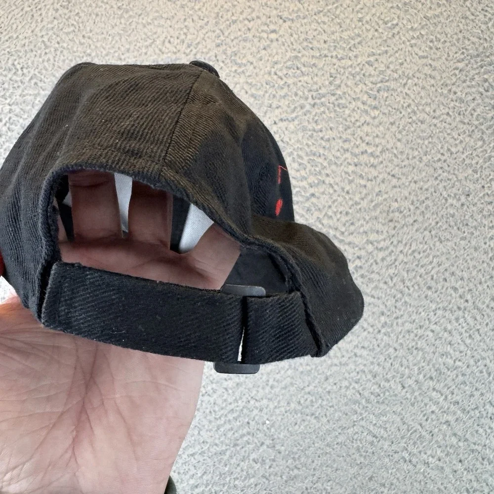 Marvel Kids Spider Man Boy's Strapback Hat‎ Black Size 4-7 Embroidered Y2k
